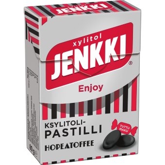 Ксилитоловые пастилки Jenkki Enjoy Hopeatoffee 80 гр