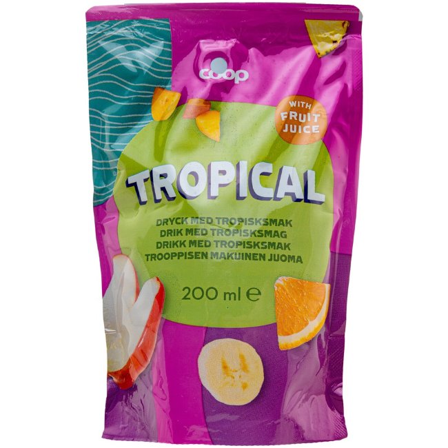 Напиток тропический Coop 0,2 л