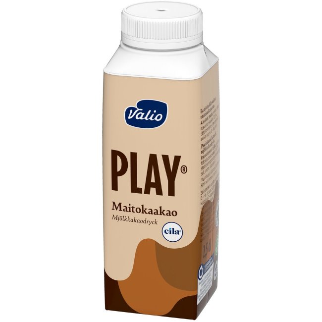 Молочный какао напиток Valio Play® 2,5 дл без лактозы