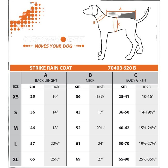 Дождевик для собак Icepeak Pet Strike Дождевик для собак Icepeak Pet Strike