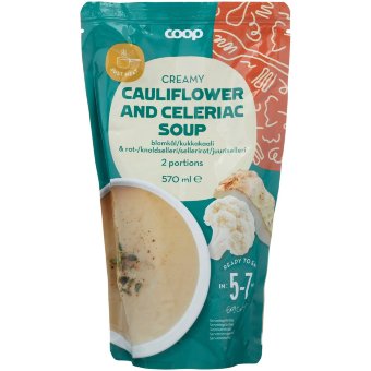 Крем-суп с цветной капустой и корнем сельдерея Coop 570 мл