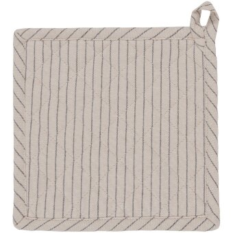 Прихватка House Pinstripe 22 x 22 см лен/черный PatternLab