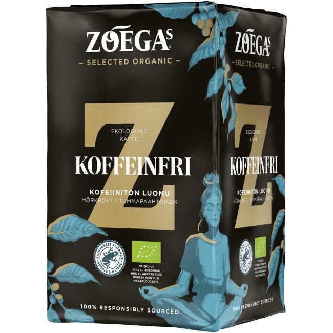Органический безкофеиновый фильтрованный кофе Zoégas 450 гр