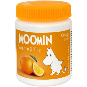 Витамин D3 со вкусом апельсина с ксилитолом MUUMI 100 таблеток Oriola Витамин D3 со вкусом апельсина с ксилитолом MUUMI 100 таблеток Oriola