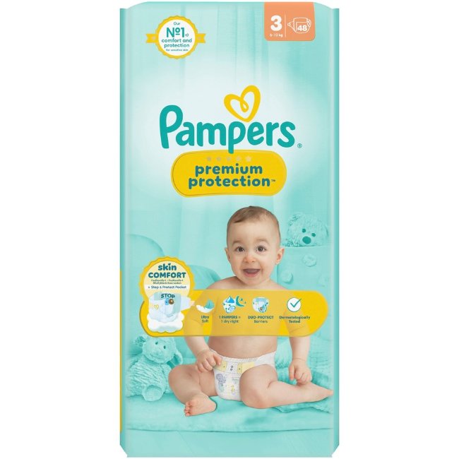 Подгузники Pampers Premium Protection S3 6-10 кг 48 шт Подгузники Pampers Premium Protection S3 6-10 кг 48 шт