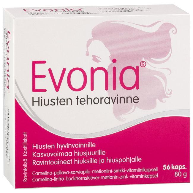 Витамины Evonia для волос и ногтей 56 таблеток Hankintatukku