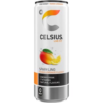 Энергетический напиток CELSIUS Манго Лимонад 355 мл Энергетический напиток CELSIUS Манго Лимонад 355 мл